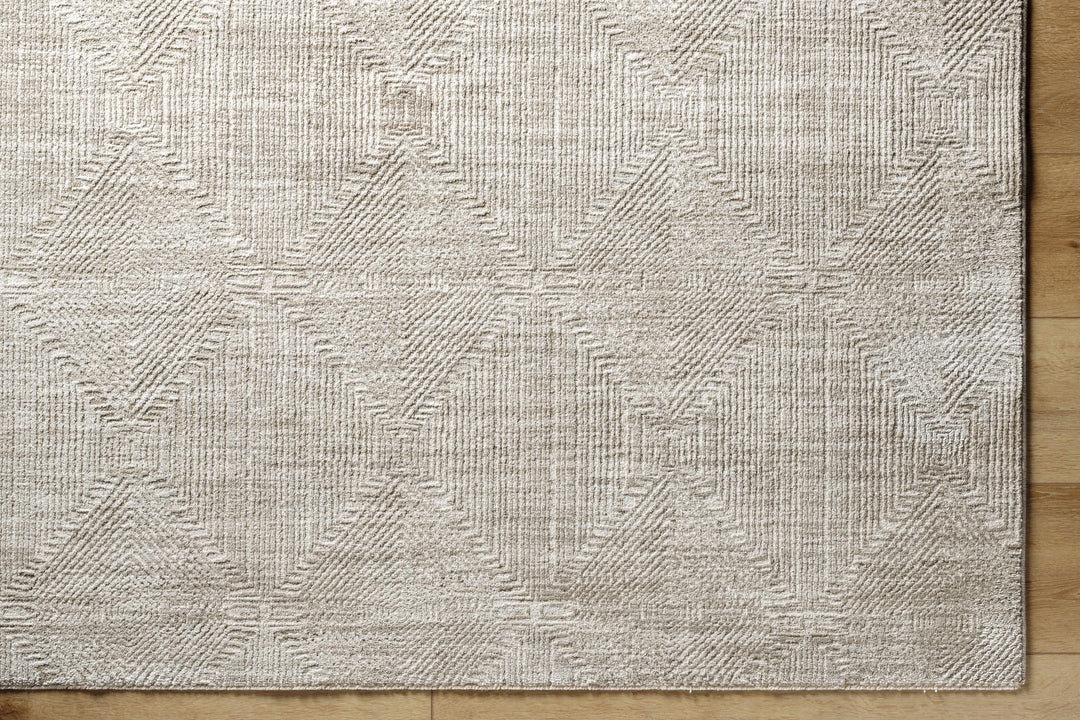 Dekan Contemporary Geometrical Design Beige Rug