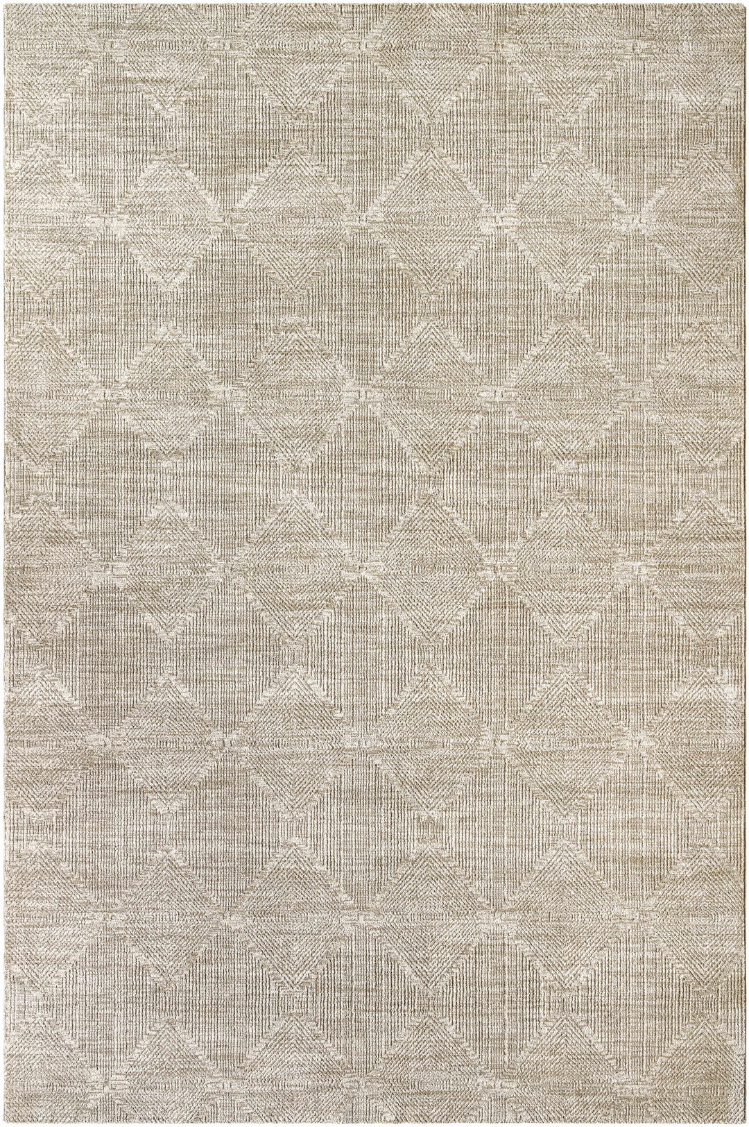 Dekan Contemporary Geometrical Design Beige Rug