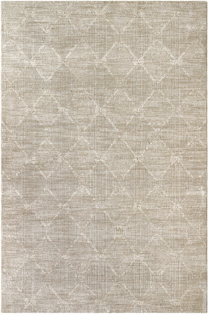 Dekan Contemporary Geometrical Design Beige Rug