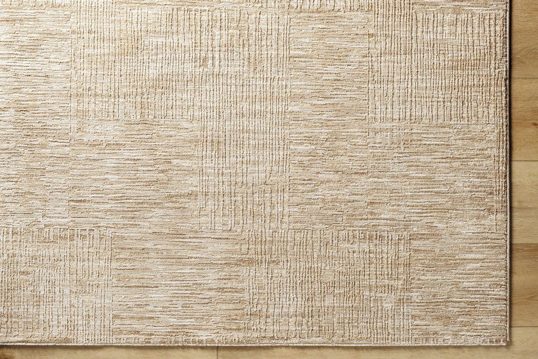 Goren Tan Contemporary Style Area Rug