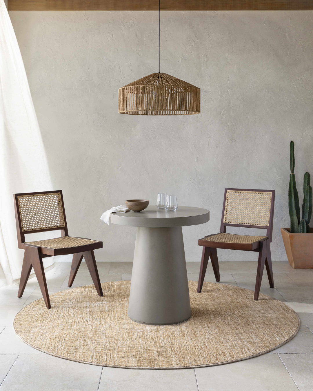 Goren Tan Contemporary Style Area Rug