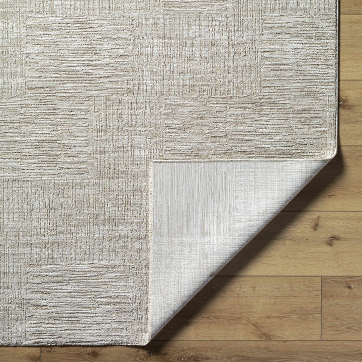 Goren Contemporary Geometric Design Beige Rug