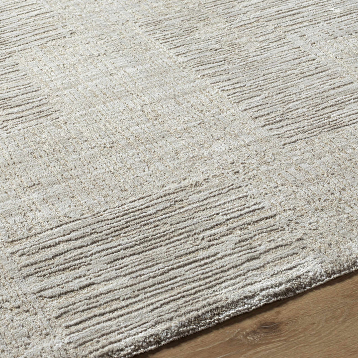Goren Contemporary Geometric Design Beige Rug