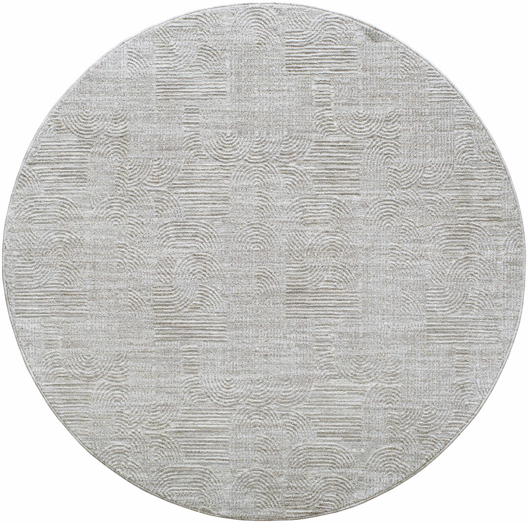 Harva Modern Style Gray Area Rug