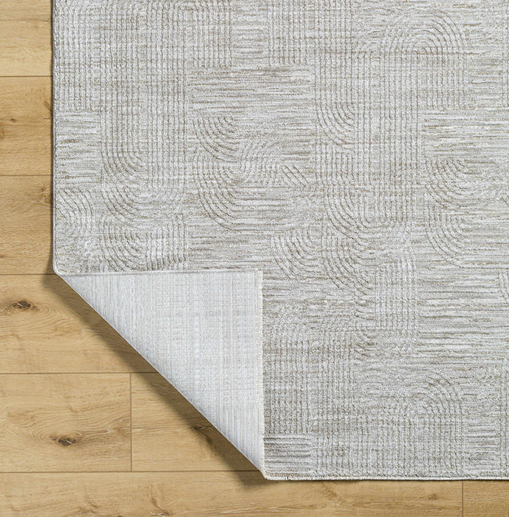 Harva Modern Style Gray Area Rug
