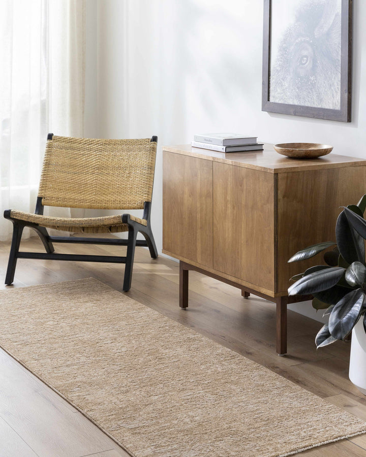 Jenis Beige Traditional Style Machine Woven Rug