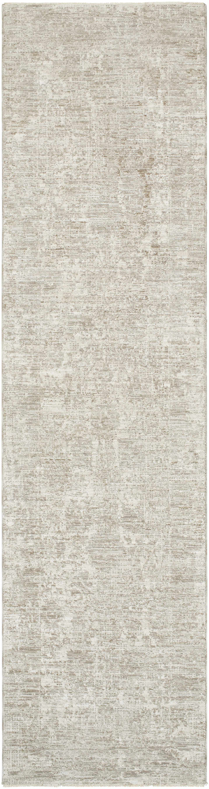 Transitional Style Gray Machine Woven Rug