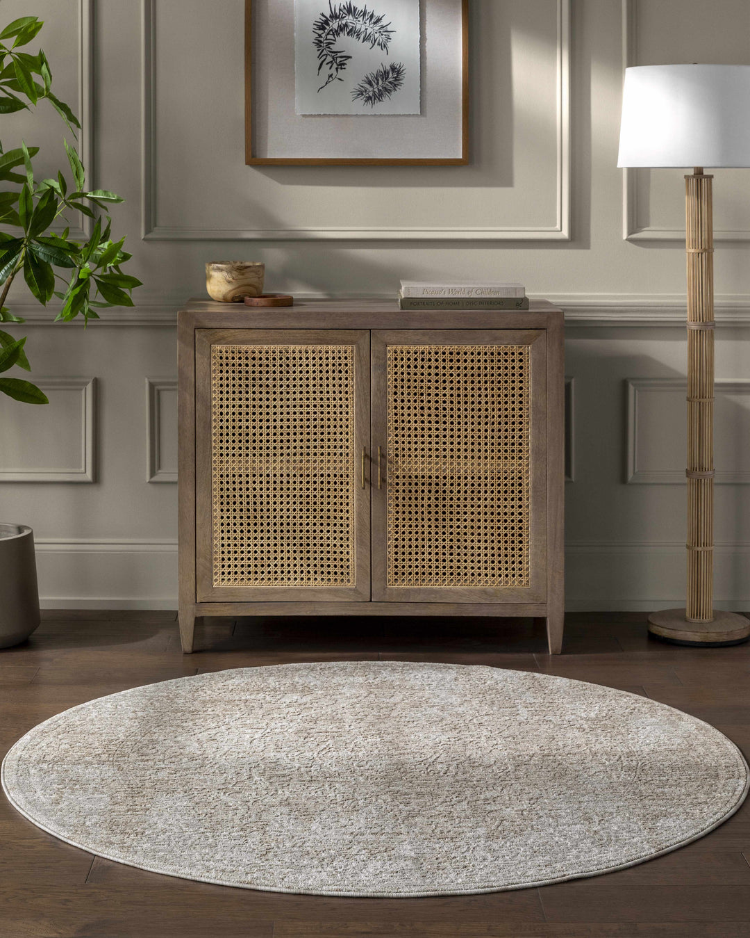 Josie Traditional Style Beige Rug