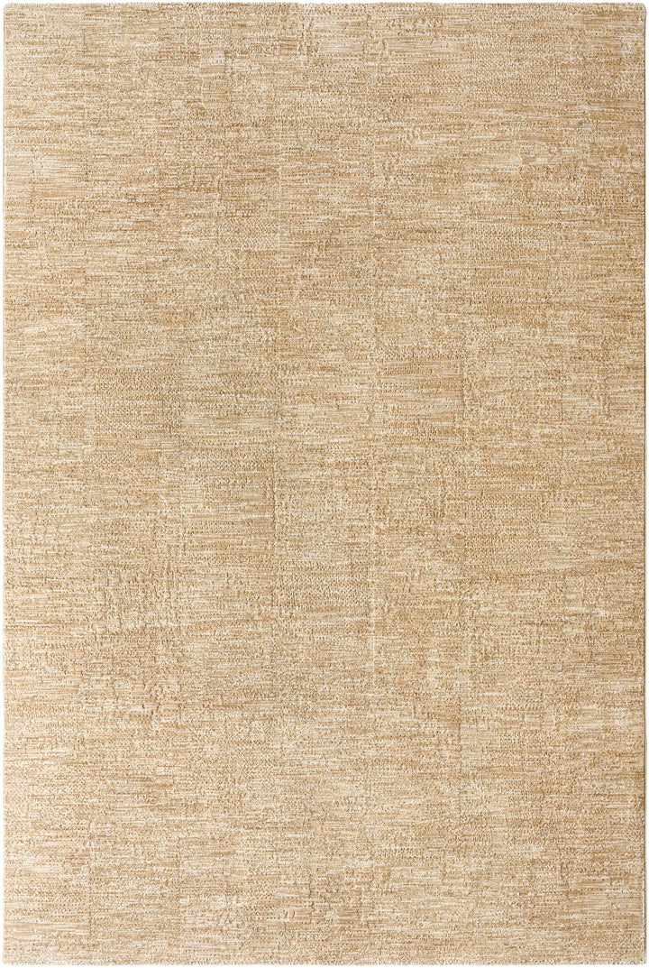 Kahua Tan Modern Solid Design Area Rug