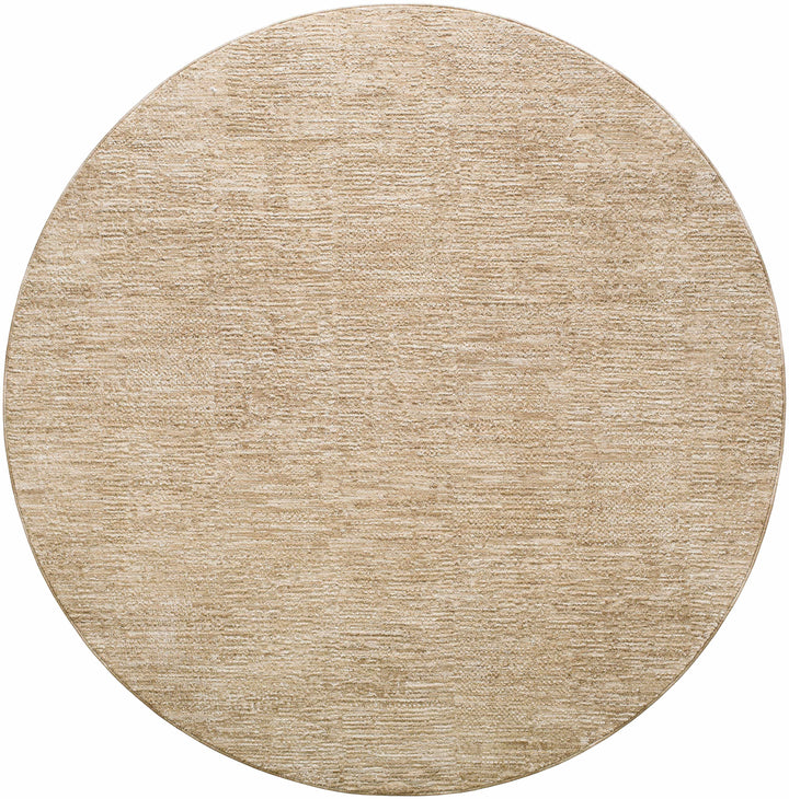 Kahua Tan Modern Solid Design Area Rug