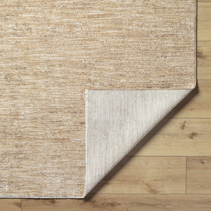 Kahua Tan Modern Solid Design Area Rug