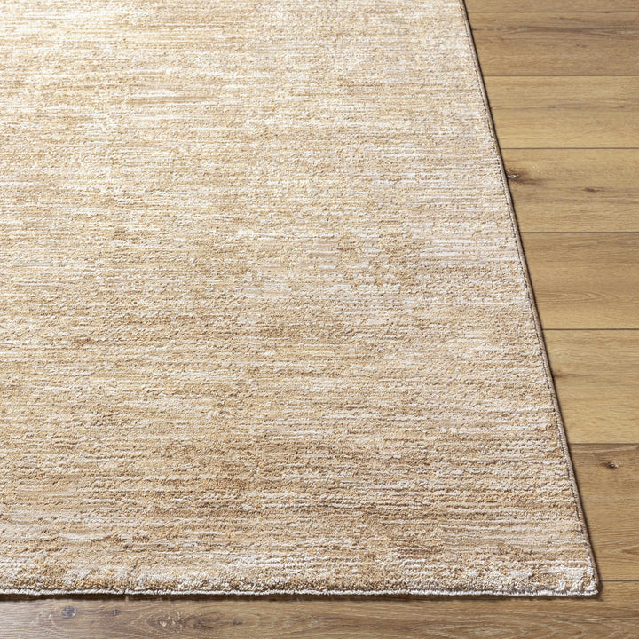 Kahua Tan Modern Solid Design Area Rug