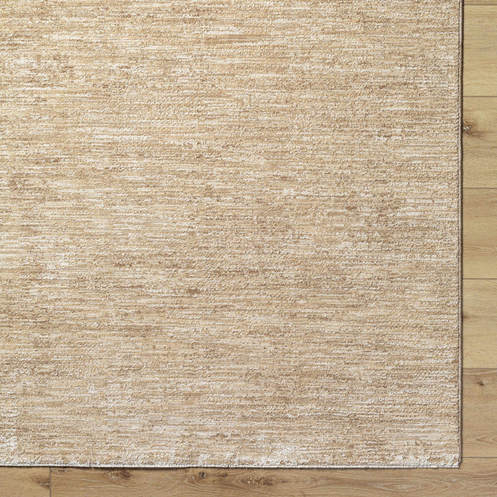 Kahua Tan Modern Solid Design Area Rug