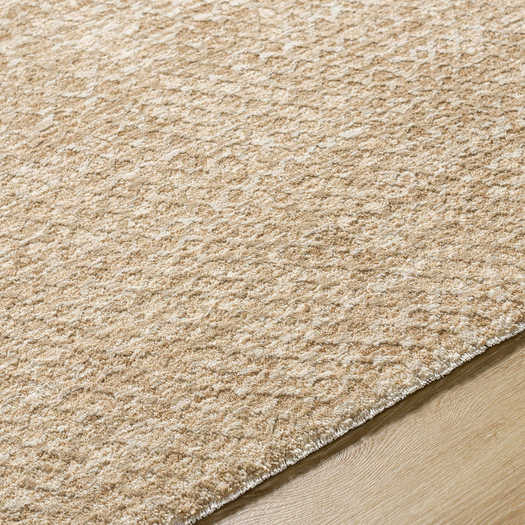 Kamin Contemporary Style Tan Area Rug