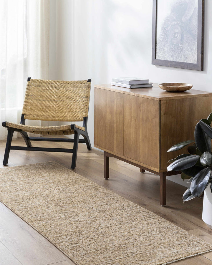 Kyran Tan Contemporary Style Area Rug