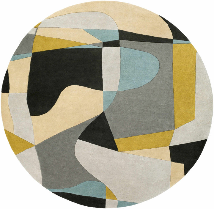 Sneedville Modern Design Beige And Black Hand Tufted Wool Rug - The Rug Decor
