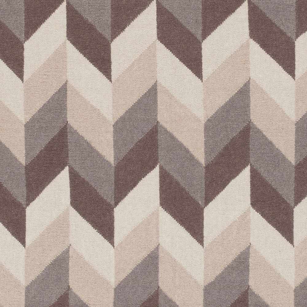 Snowville Contemporary Style Beige And Brown Hand Woven Area Rug