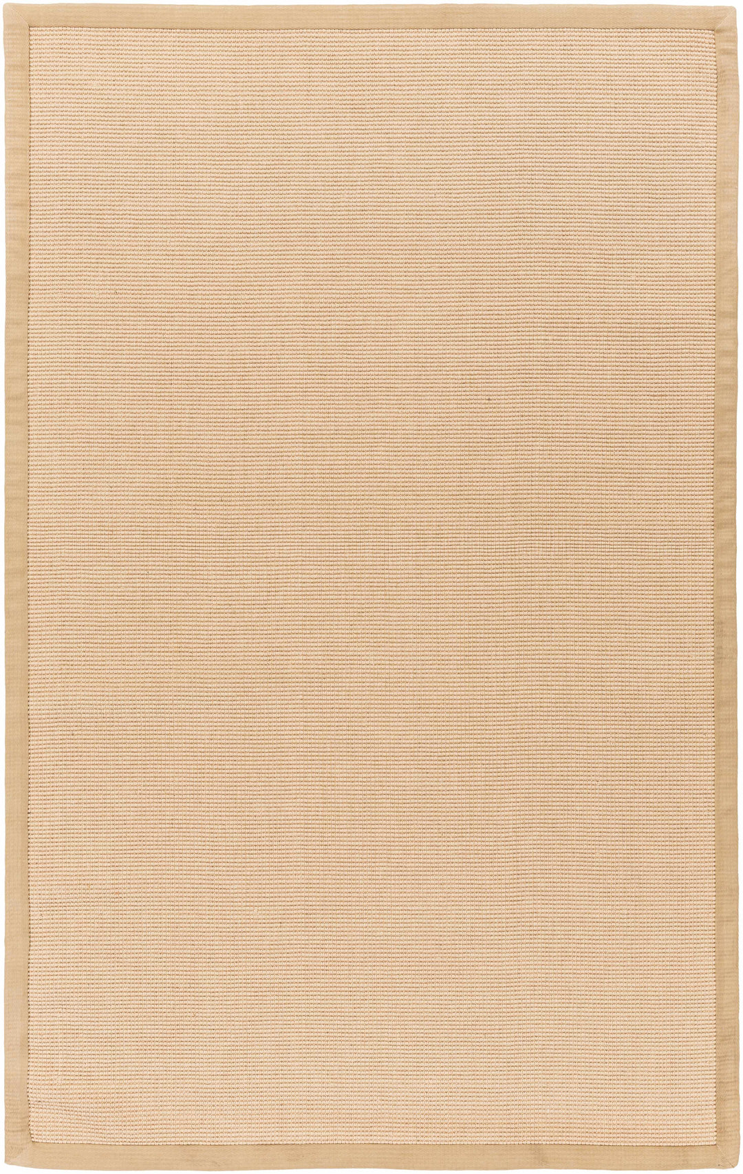 Nevis Modern Solid Design Tan Hand Woven Jute Rug