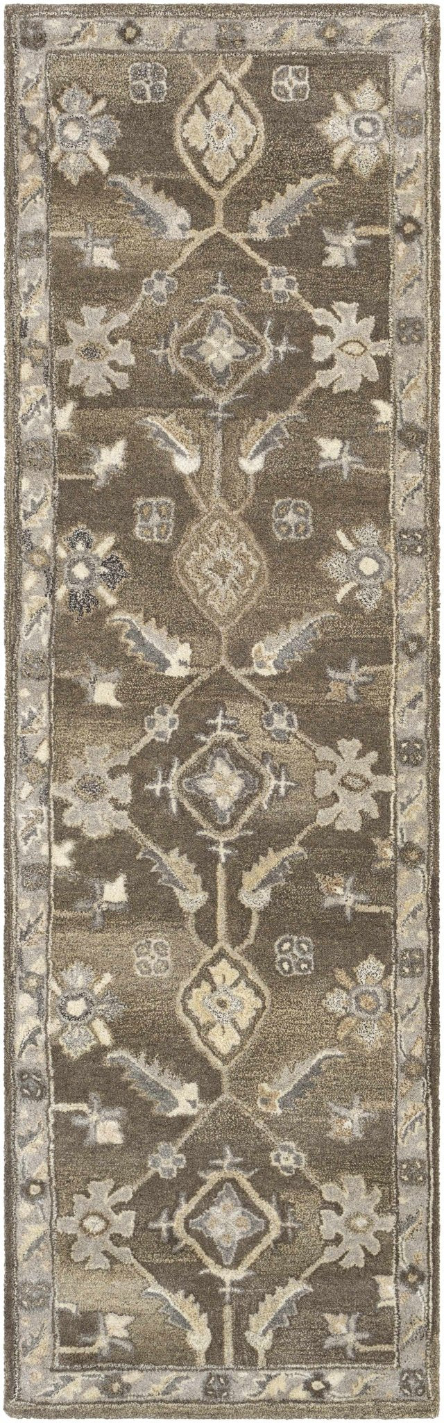 Solen Traditional Oushak Taupe And Beige Area Rug - The Rug Decor