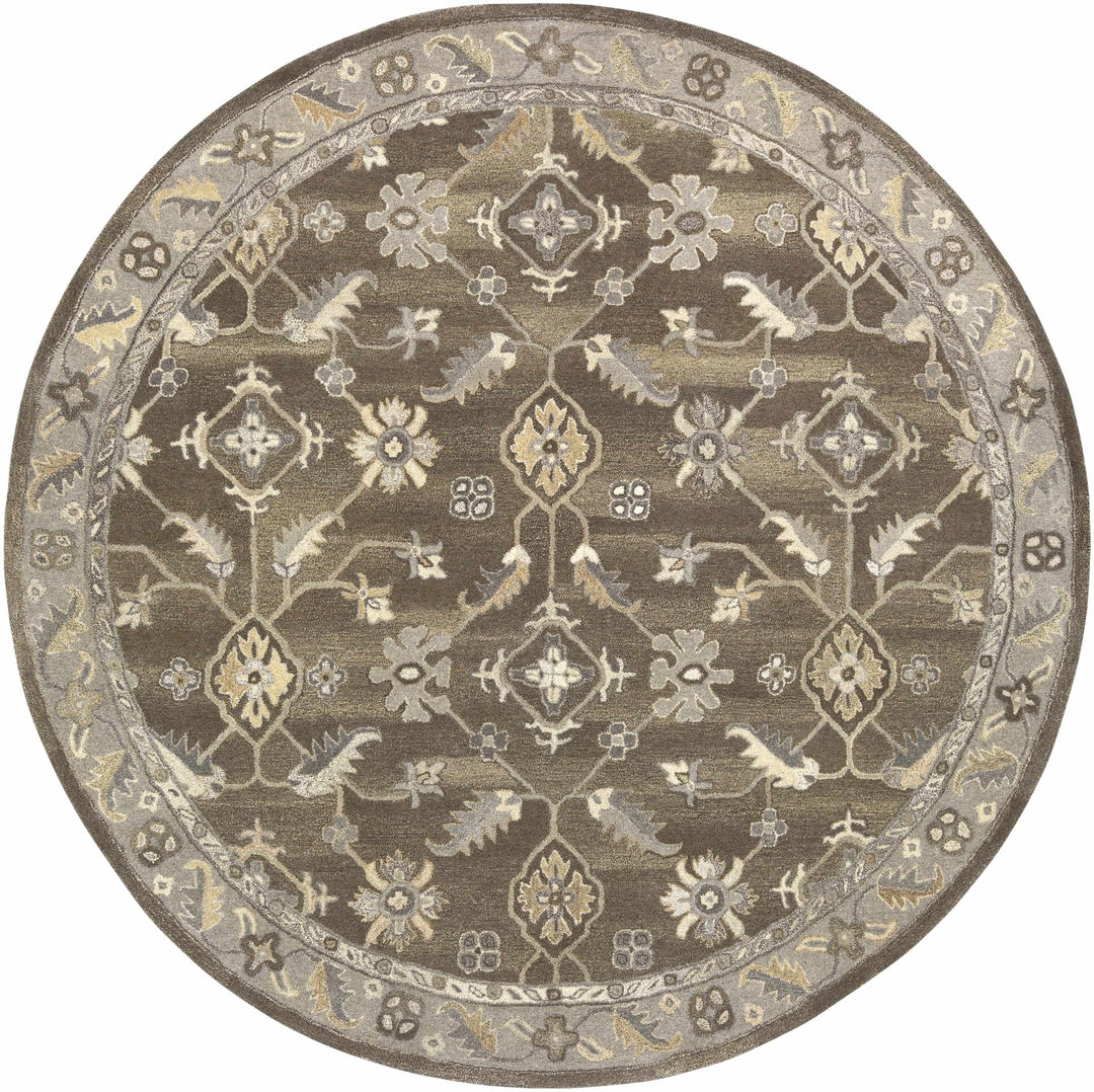 Solen Traditional Oushak Taupe And Beige Area Rug - The Rug Decor
