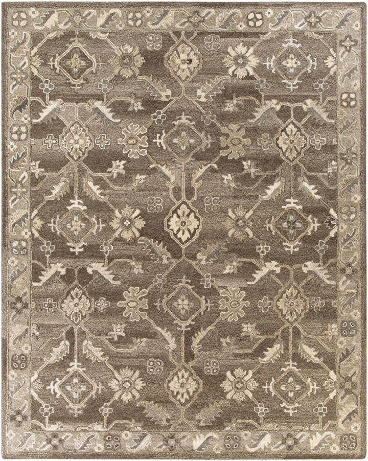 Solen Traditional Oushak Taupe And Beige Area Rug - The Rug Decor