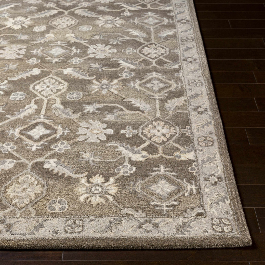 Solen Traditional Oushak Taupe And Beige Area Rug - The Rug Decor