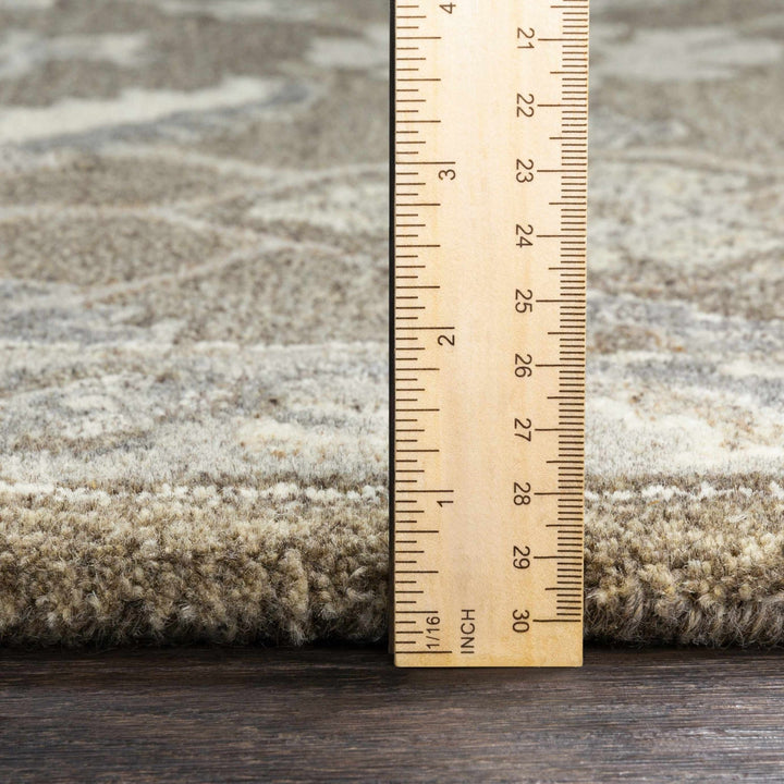Solen Traditional Oushak Taupe And Beige Area Rug - The Rug Decor