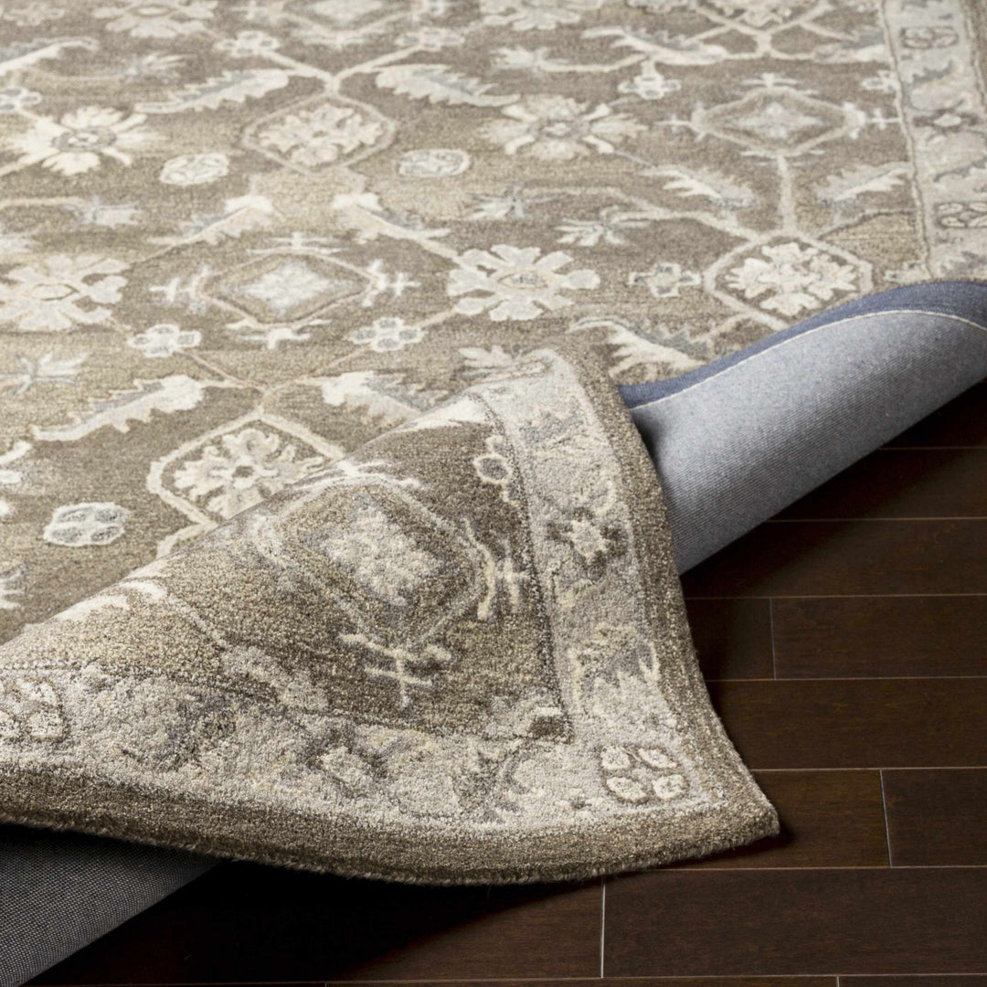 Solen Traditional Oushak Taupe And Beige Area Rug - The Rug Decor