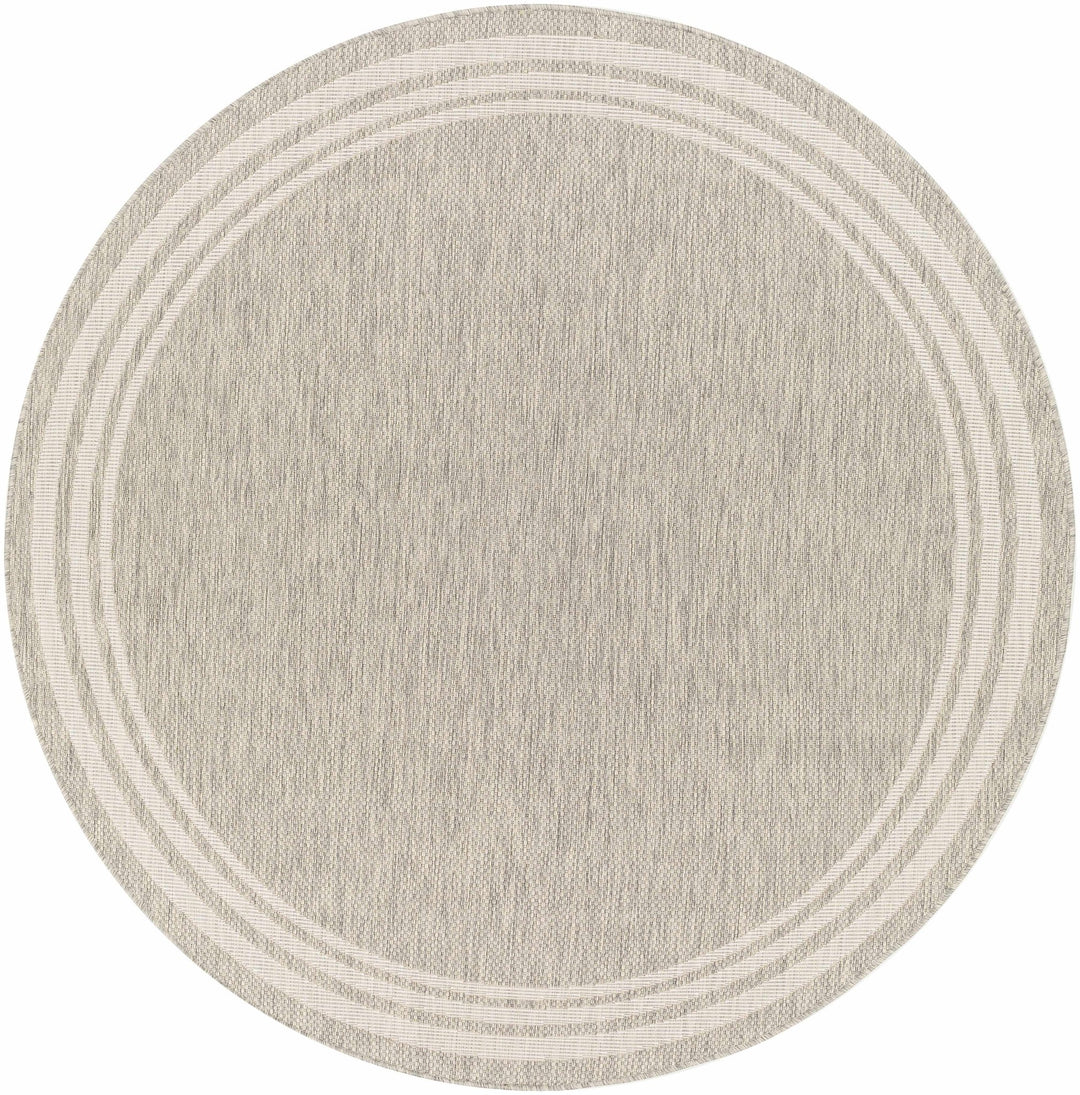 Solid Beige and Ivory Indoor and Outdoor Multi size Area Rug - The Rug Decor
