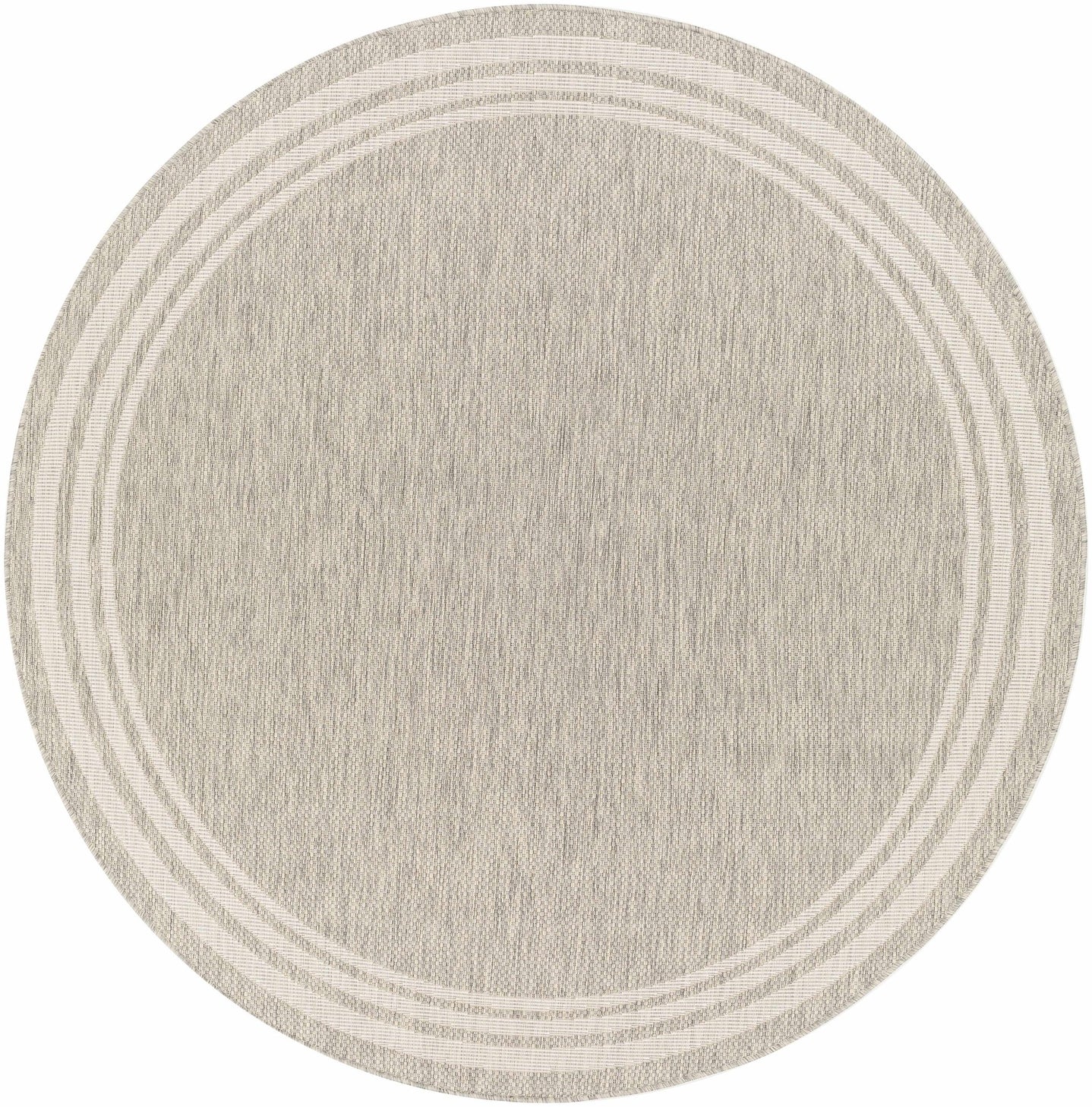 Solid Beige and Ivory Indoor and Outdoor Multi size Area Rug - The Rug Decor