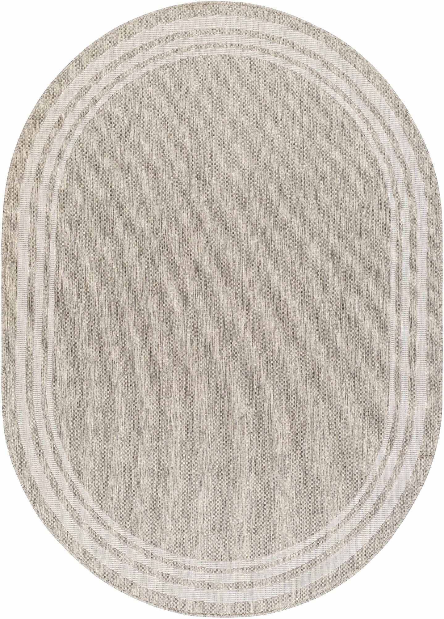Solid Beige and Ivory Indoor and Outdoor Multi size Area Rug - The Rug Decor