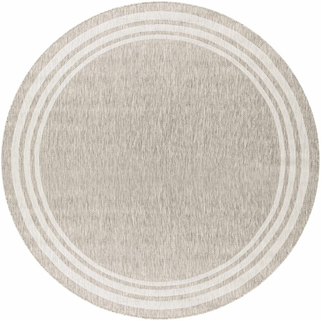 Solid Beige and Ivory Indoor and Outdoor Multi size Area Rug - The Rug Decor
