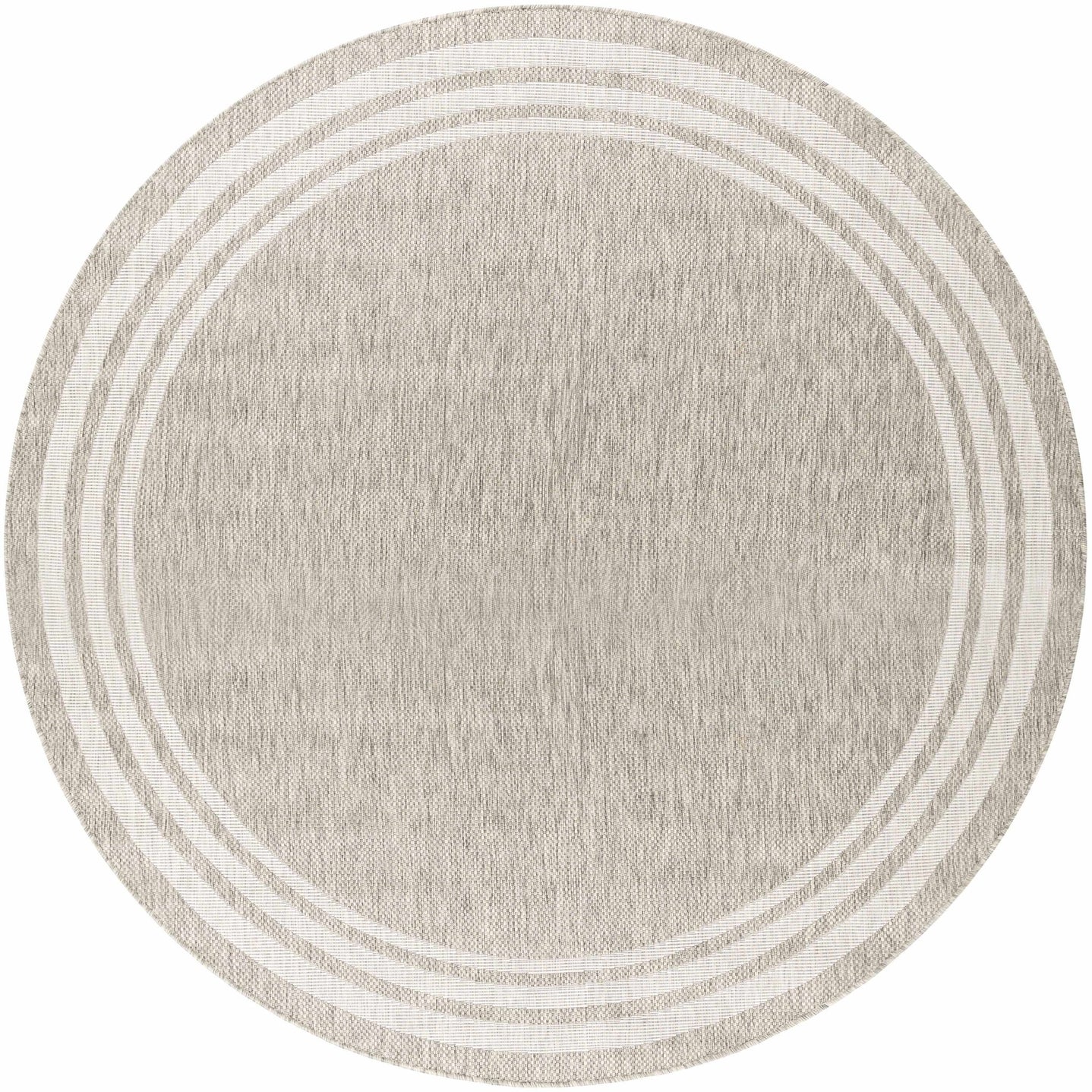 Solid Beige and Ivory Indoor and Outdoor Multi size Area Rug - The Rug Decor