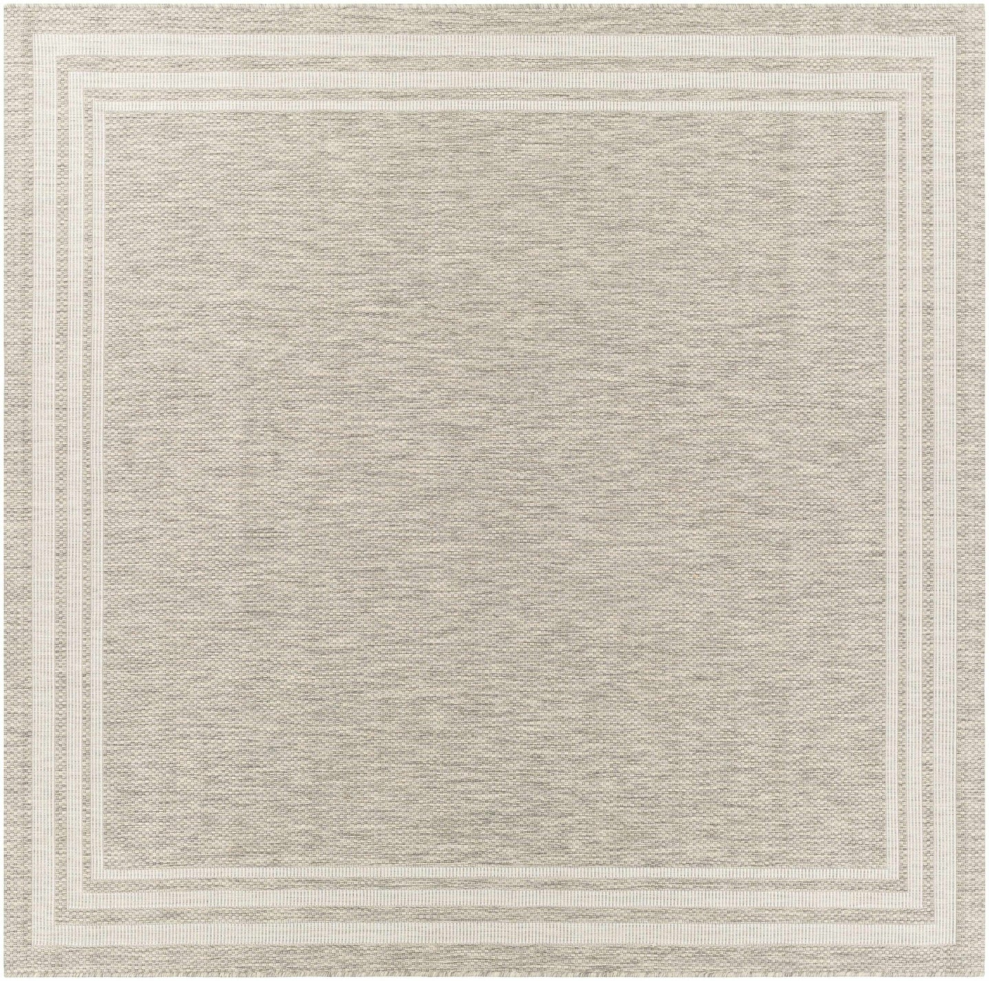 Solid Beige and Ivory Indoor and Outdoor Multi size Area Rug - The Rug Decor