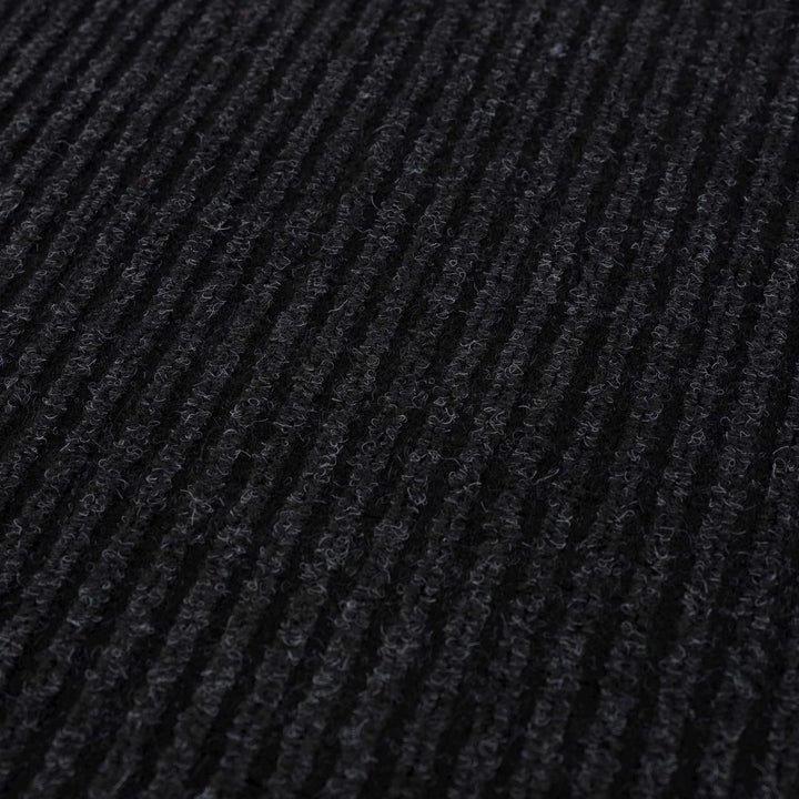 Solid Black Outdoor Door Mat - The Rug Decor