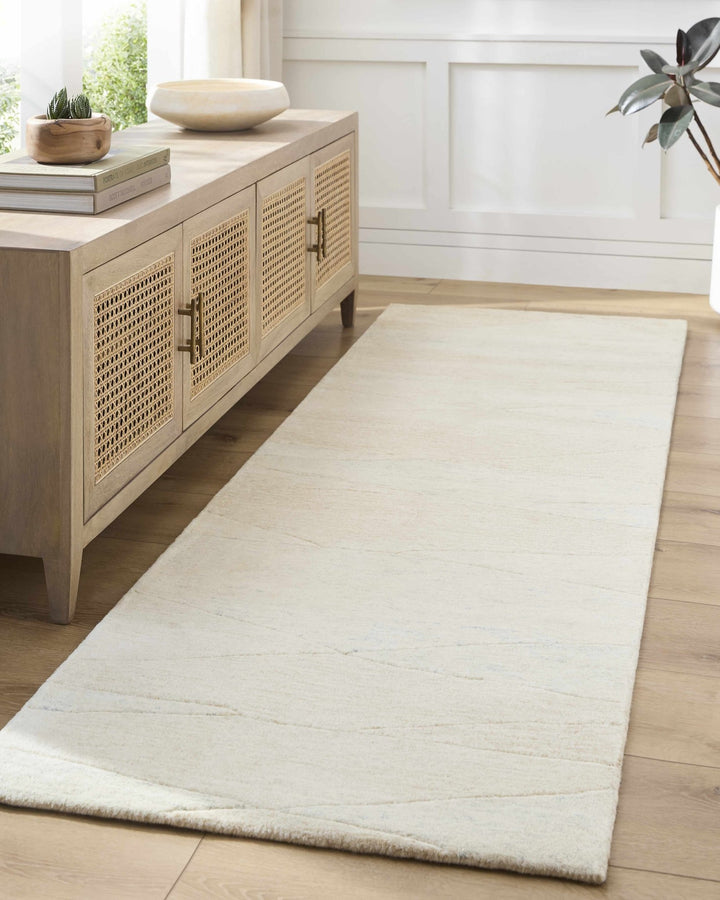 Soner Modern Contemporary Ivory Hand Tufted Wool Area Rug - The Rug Decor
