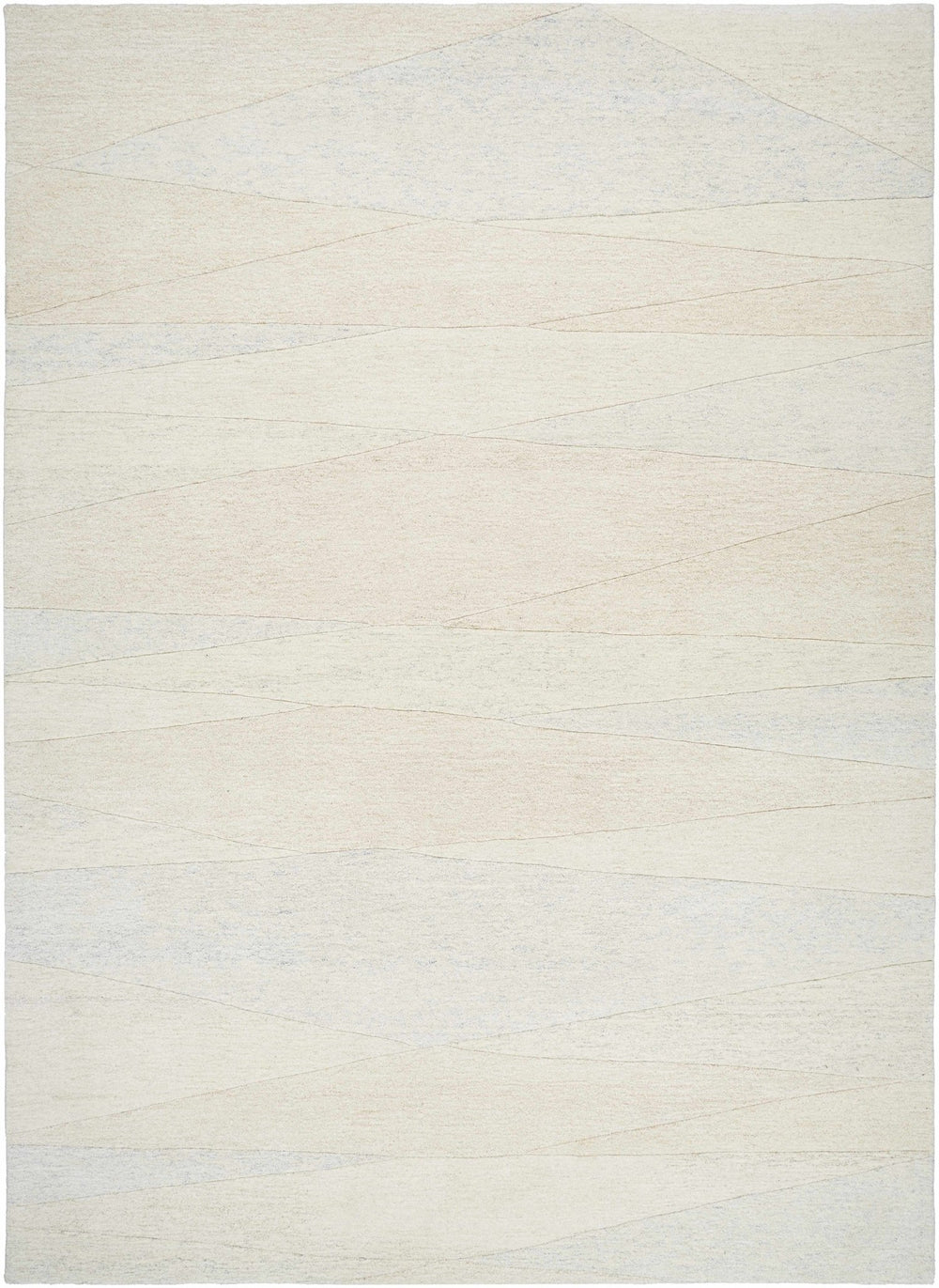 Soner Modern Contemporary Ivory Hand Tufted Wool Area Rug - The Rug Decor