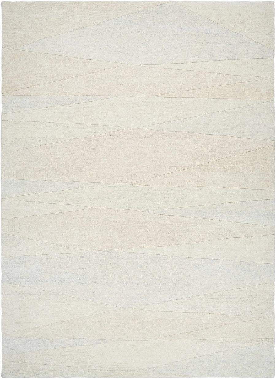 Soner Modern Contemporary Ivory Hand Tufted Wool Area Rug - The Rug Decor