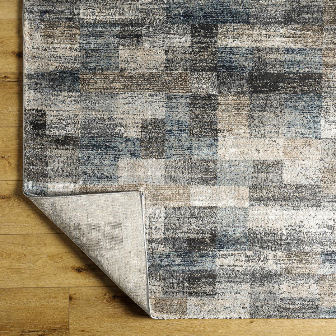 Southwestern Style Gray Machine Woven Area Rug - The Rug Decor