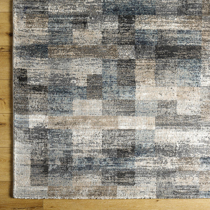 Southwestern Style Gray Machine Woven Area Rug - The Rug Decor