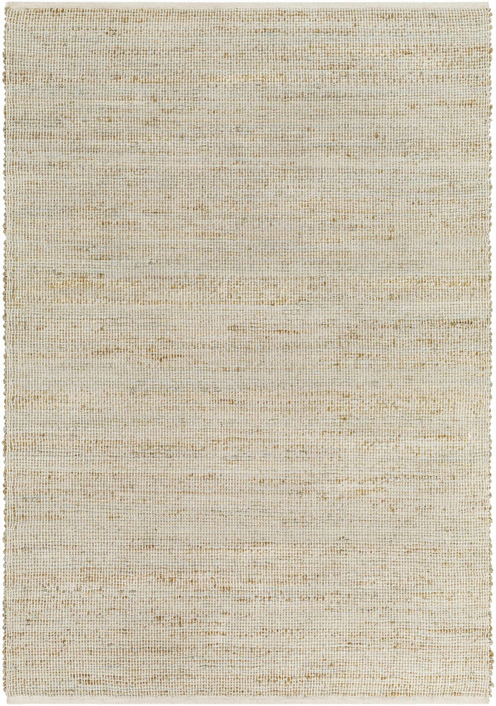 Southwestern Style Hand Woven Beige & Green Jute Rug - The Rug Decor