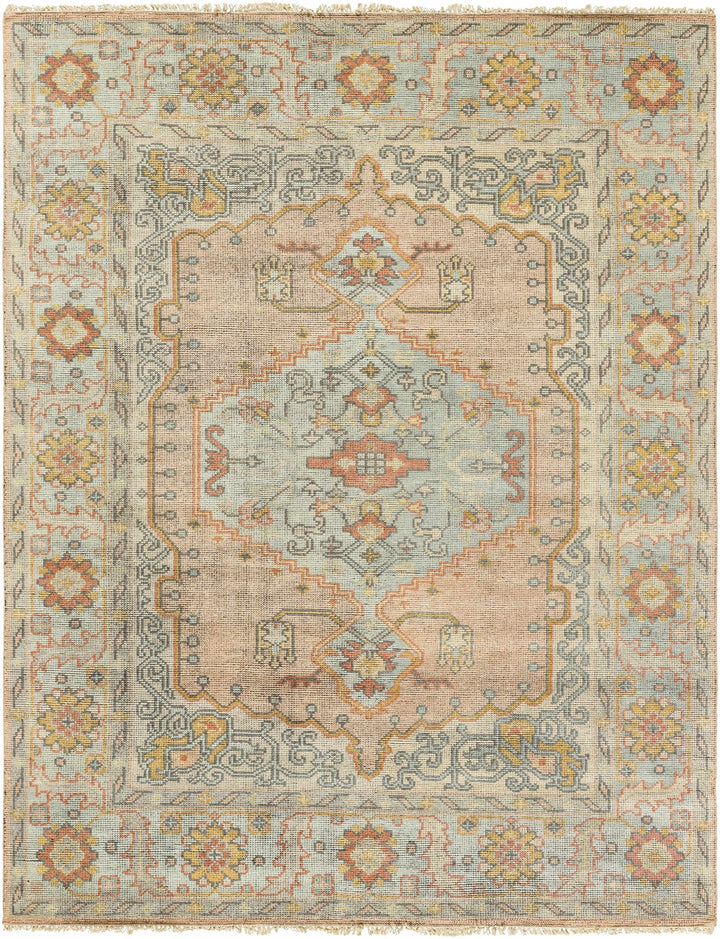 Soyung Hand Knotted Traditional Beige And Gray Rug - The Rug Decor