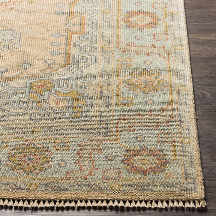 Soyung Hand Knotted Traditional Beige And Gray Rug - The Rug Decor
