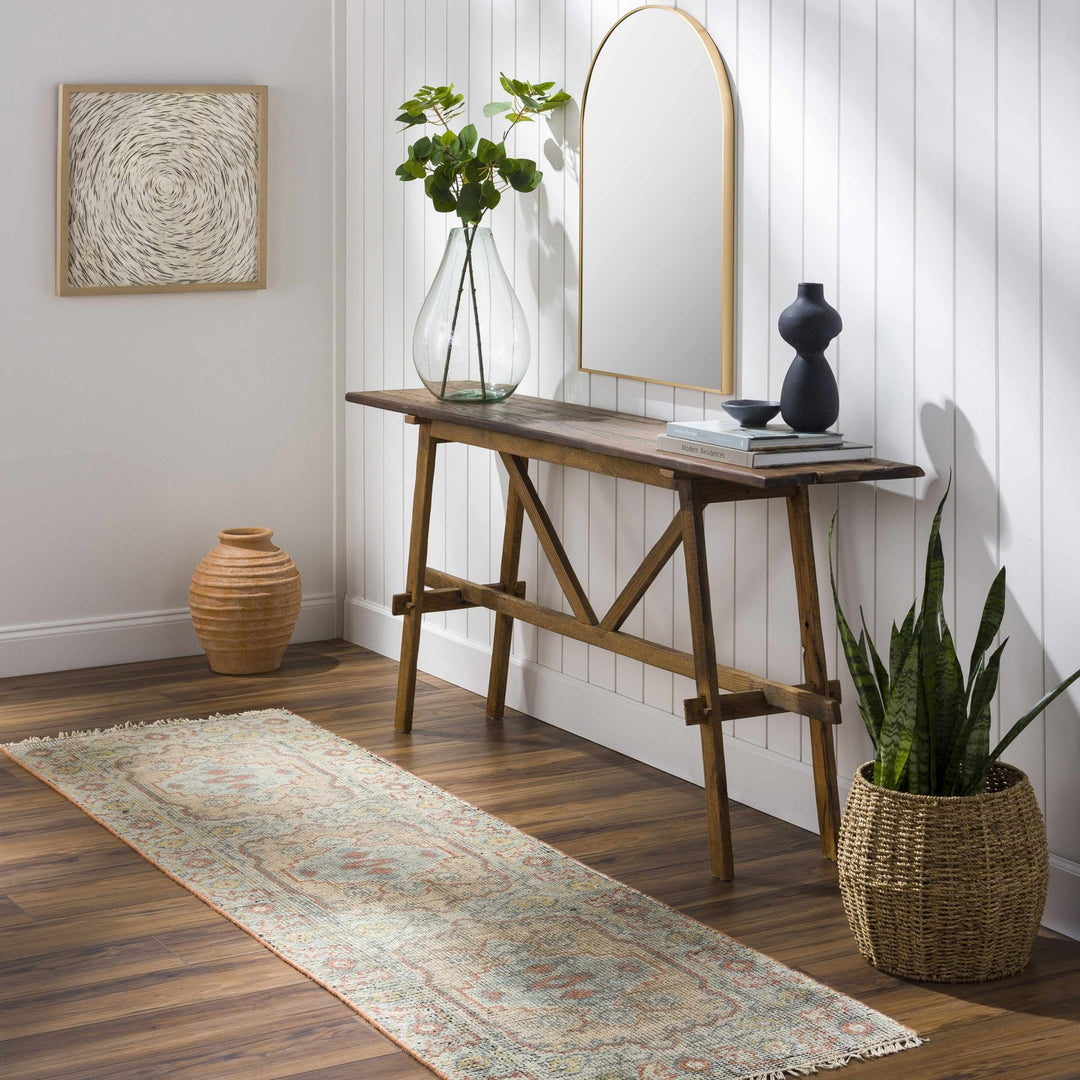 Soyung Hand Knotted Traditional Beige And Gray Rug - The Rug Decor
