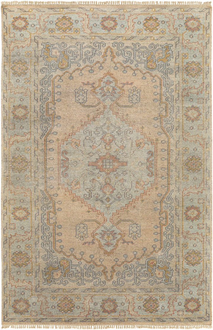Soyung Hand Knotted Traditional Beige And Gray Rug - The Rug Decor