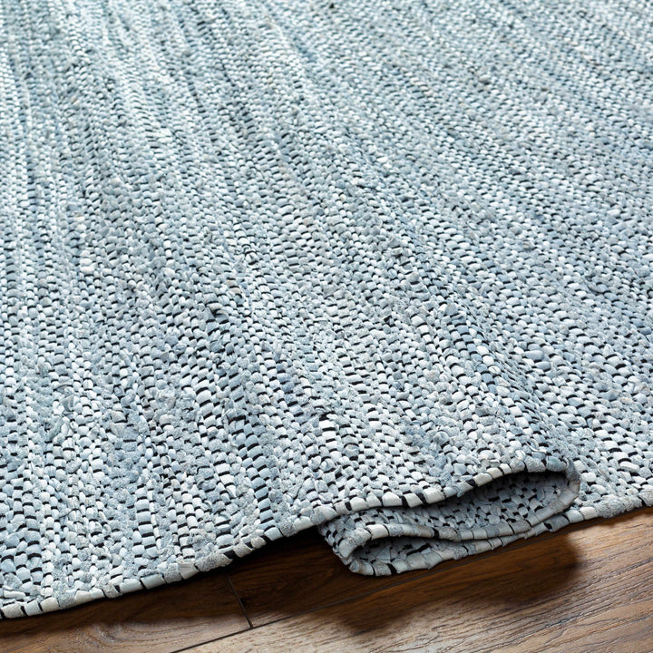 Aneko Blue Contemporary Style Hand Woven Area Rug