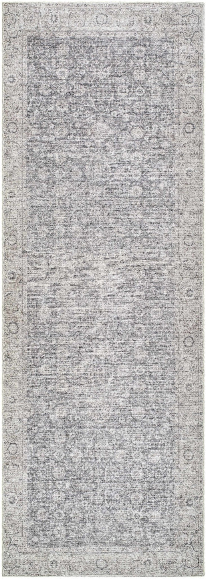 Spokane Traditional Gray And Ivory Area Rug - The Rug Decor