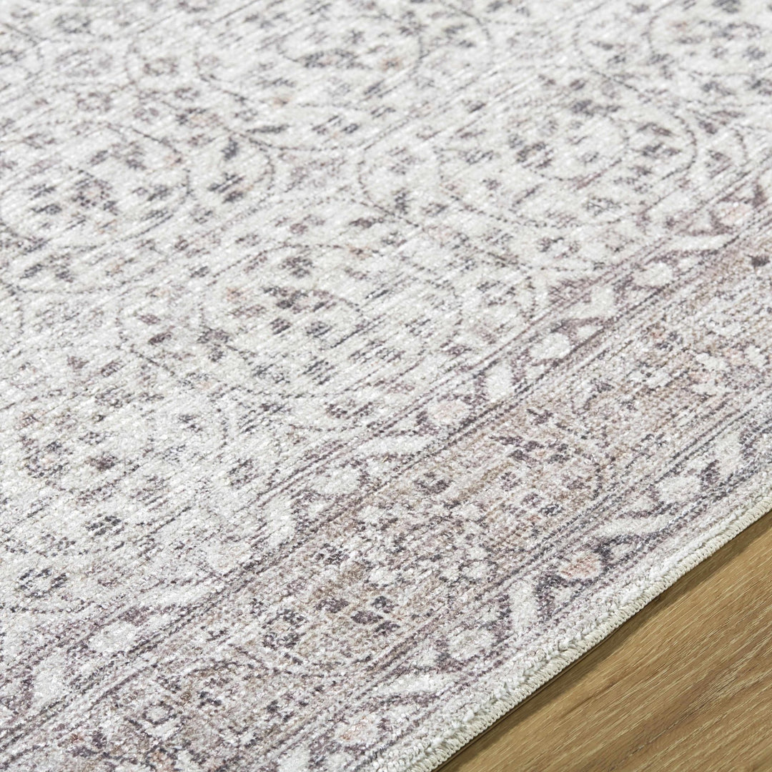 Spokane Traditional Ivory And Brown Area Rug - The Rug Decor