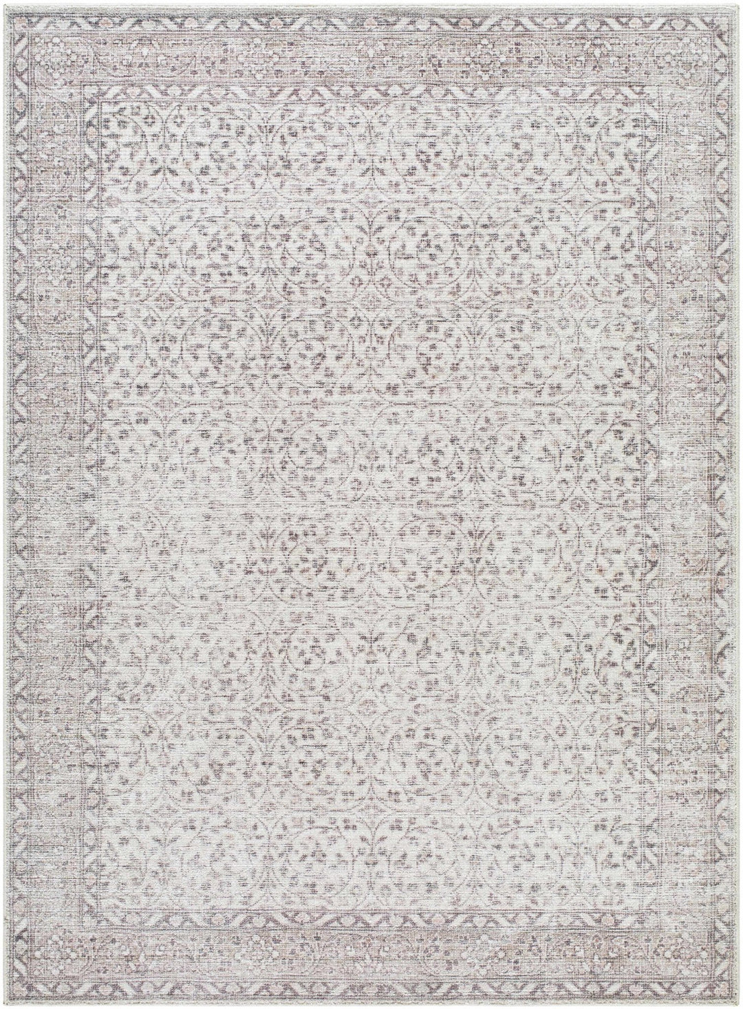 Spokane Traditional Ivory And Brown Area Rug - The Rug Decor