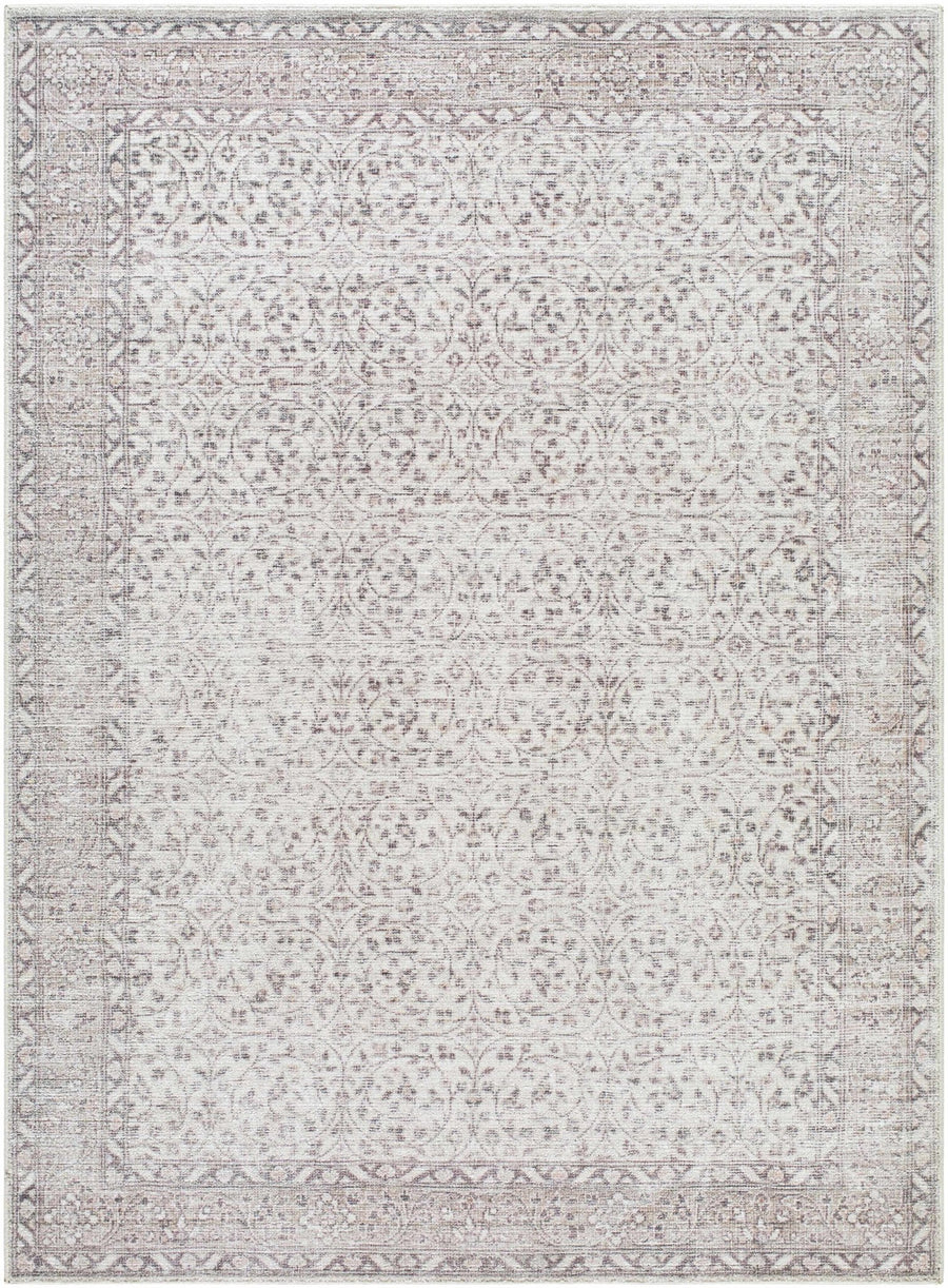 Spokane Traditional Ivory And Brown Area Rug - The Rug Decor